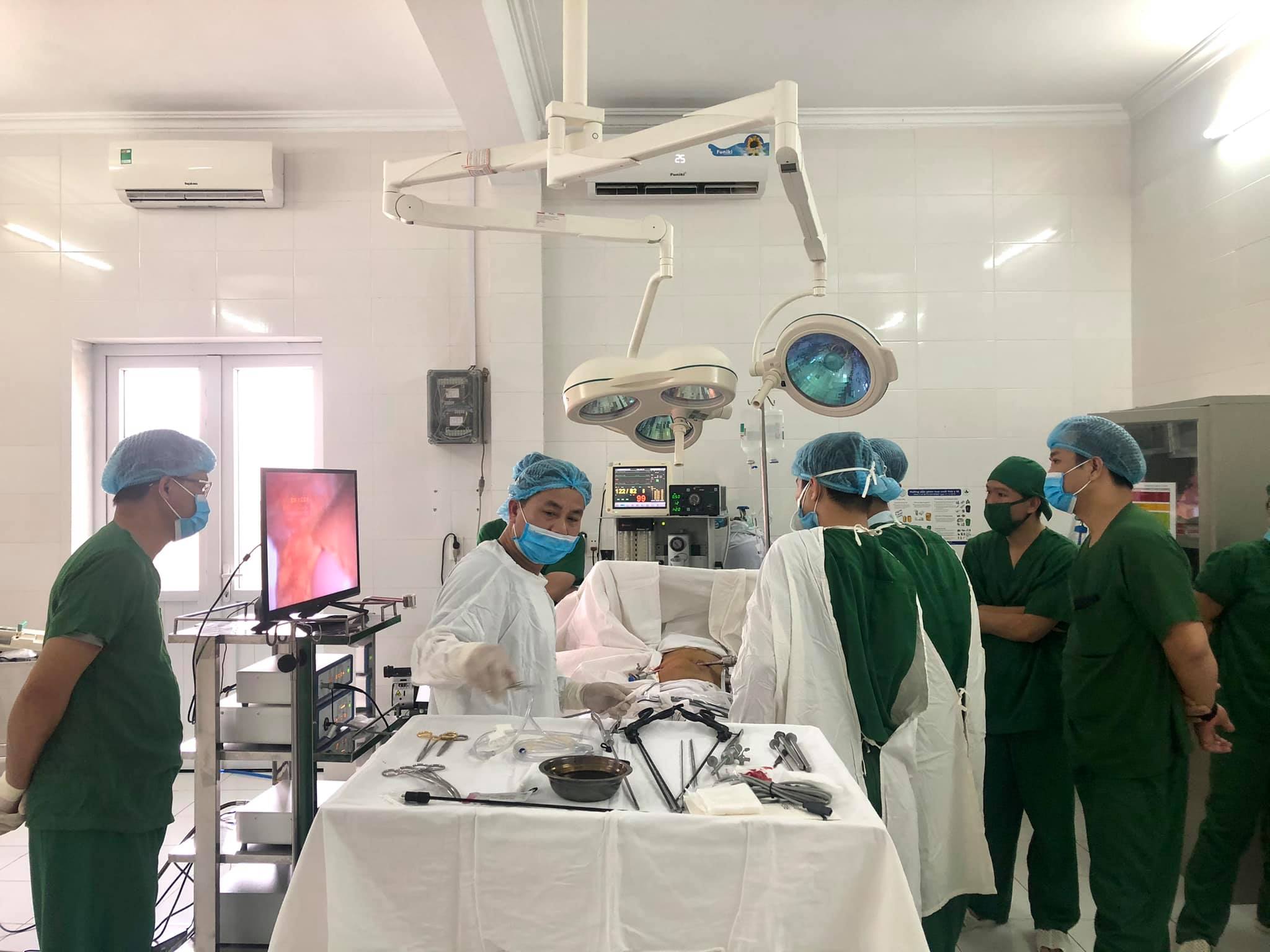 Bệnh viện đa khoa Quỳnh Phụ triển khai kỹ thuật Mổ nội soi