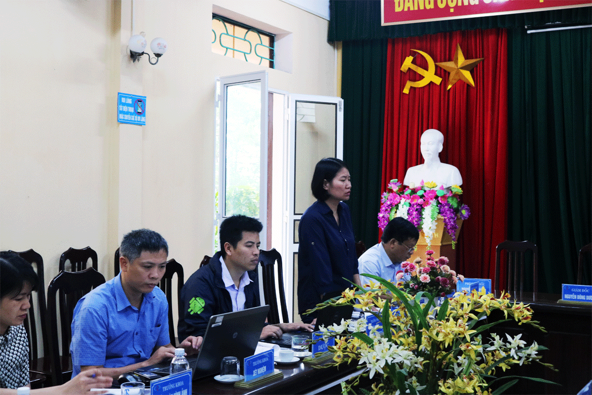 Đón đoàn Thanh tra nhà nước Tỉnh về làm việc