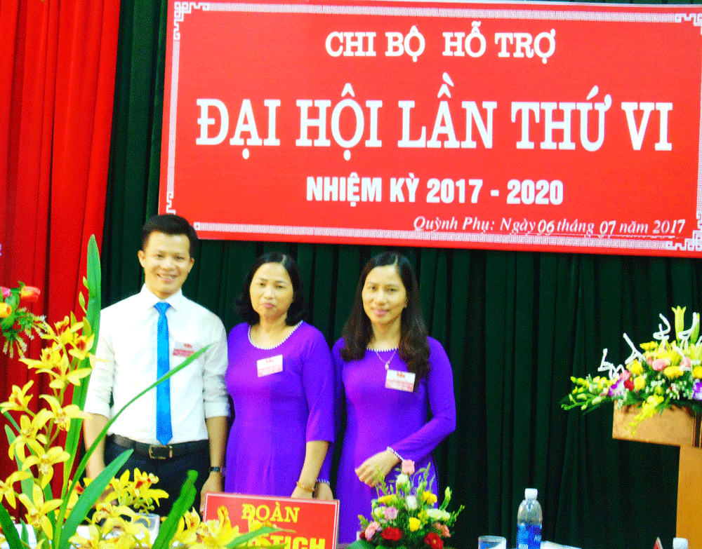 Các chi bộ Đảng BVĐK Quỳnh Phụ  tổ chức Đại hội nhiệm kỳ 2017 - 2020.