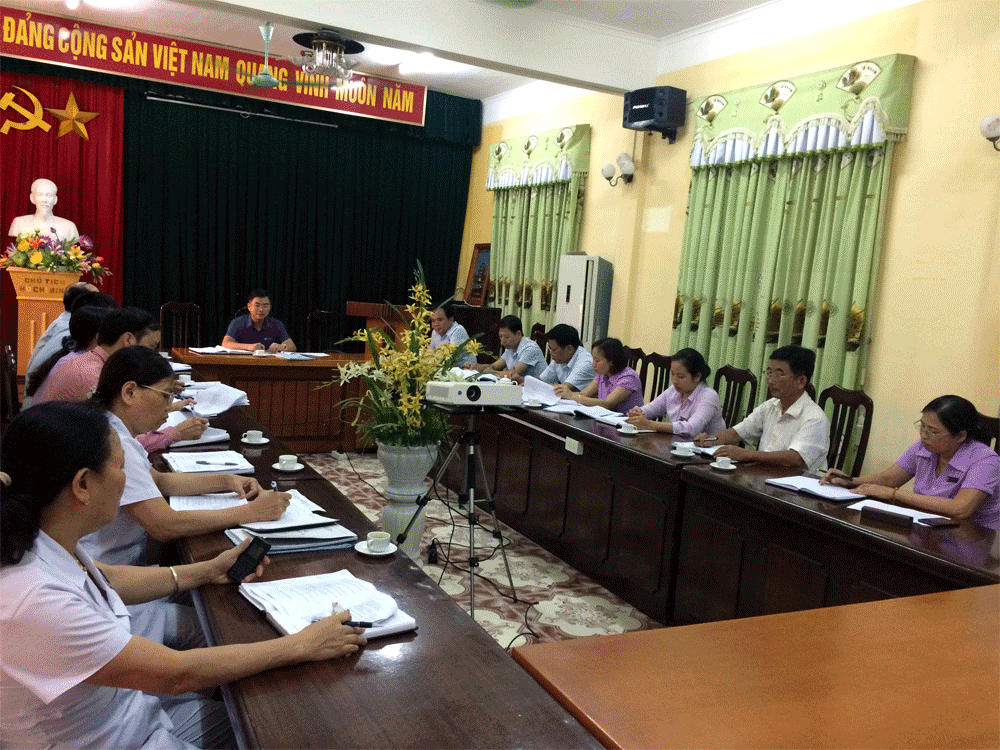Bệnh viện đa khoa Quỳnh phụ tổ chức tự kiểm tra, đánh giá chất lượng bệnh viện 6 tháng đầu năm 2017.