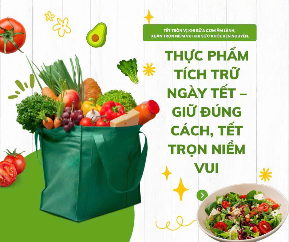 🌸 Tết tròn vị khi bữa cơm ấm lành, Xuân trọn niềm vui khi sức khỏe vẹn nguyên.